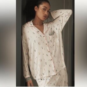 Anthropologie Briar Pajama Top S NWT Emily Isabella